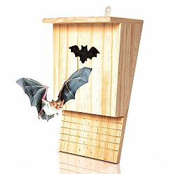 Blumfeldt Domeček pro netopýry, ptačí budka, pomoc při přezimování, celoročně obyvatelný, borovicové dřevo