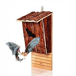 Blumfeldt Domeček pro netopýry, ptačí budka, pomoc při přezimování, celoročně obyvatelný, jedlové dřevo
