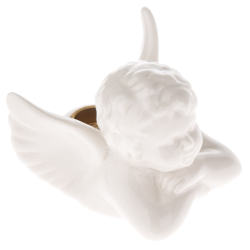 Anděl, bílý porcelán