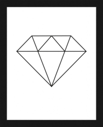 Diamant, 20x25 cm