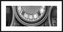Panthéon de Paris 80x40 cm, černobílý