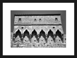 Porta San Giovanni, černobílý