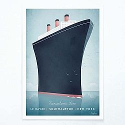 Plakát Travelposter Cruise Ship, A3