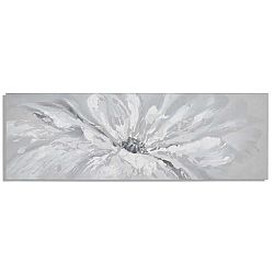 Ručně malovaný obraz s motivem květiny Mauro Ferretti White Blossom, 150 x 50 cm