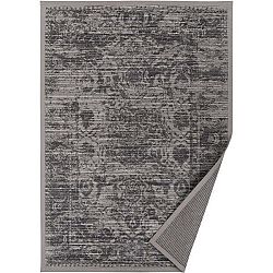 Šedobéžový vzorovaný oboustranný koberec Narma Palmse, 140 x 200 cm