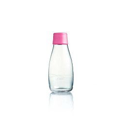 Světlerůžová skleněná lahev ReTap s doživotní zárukou, 300 ml