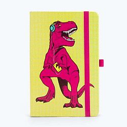 Žlutý zápisník Just Mustard T-Rex, 190 stránek